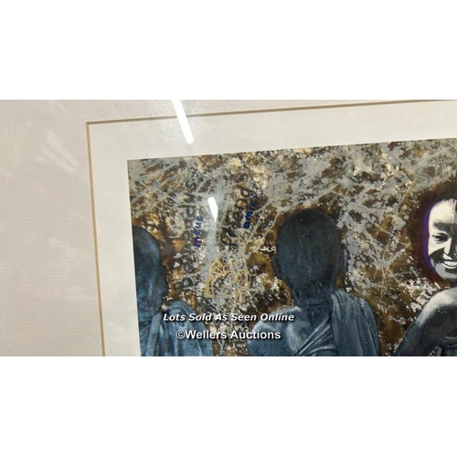 253 - Damilola Oshilaja - limited edition print 'Prometheus et al (Embellished)' signed in pencil, limited... 