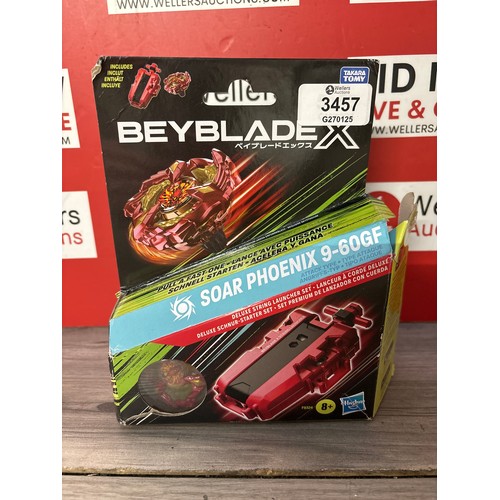 3457 - BEYBLADE X SOAR PHOENIX 9-60GF DELUXE STRING LAUNCHER SET / MINIMAL SIGNS OF USE / SEE IMAGES / G66