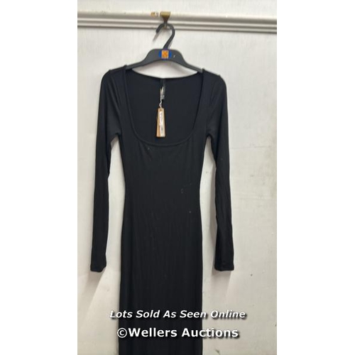 8020 - SKIMS SOFT LOUNGE SOFT LOUNGE RIB DRESS / SIZE S / BLACK / MINIMAL SIGNS OF USE / RRP: �88 / T17