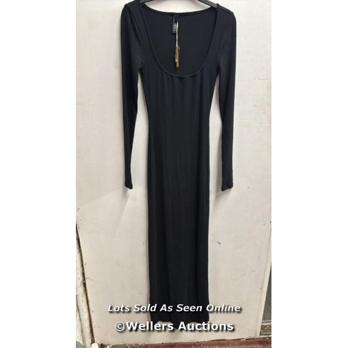 8021 - SKIMS SOFT LOUNGE SOFT LOUNGE RIB DRESS / SIZE S / BLACK / MINIMAL SIGNS OF USE / RRP: �88 / T17