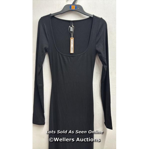 8024 - SKIMS SOFT LOUNGE SOFT LOUNGE RIB DRESS / SIZE S / BLACK / MINIMAL SIGNS OF USE / RRP: �88 / T17