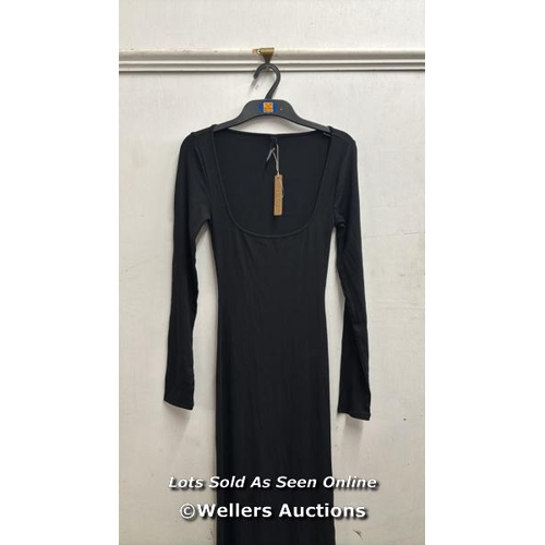 8026 - SKIMS SOFT LOUNGE SOFT LOUNGE RIB DRESS / SIZE S / BLACK / MINIMAL SIGNS OF USE / RRP: �88 / T17