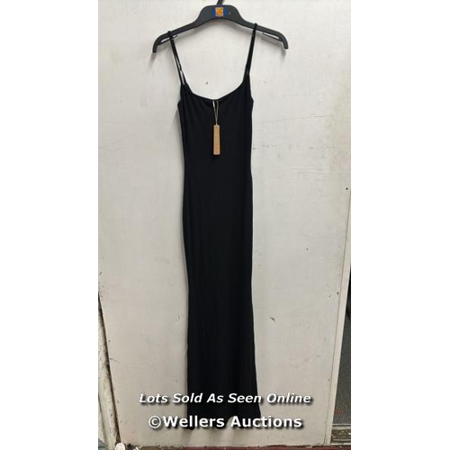 8027 - SKIMS SOFT LOUNGE SLIP DRESS / SIZE S / BLACK / MINIMAL SIGNS OF USE / RRP: �80 / T17