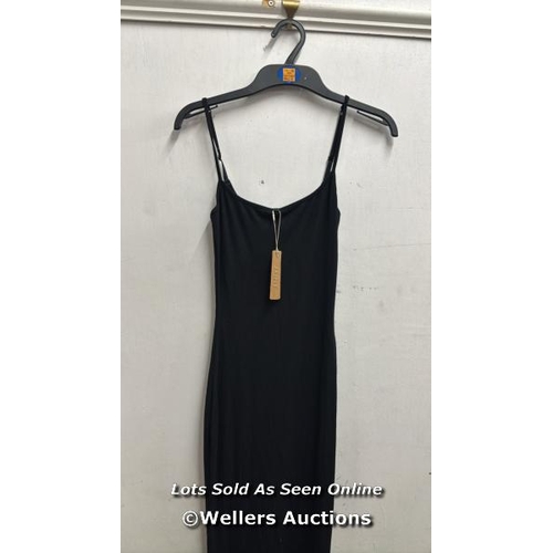 8027 - SKIMS SOFT LOUNGE SLIP DRESS / SIZE S / BLACK / MINIMAL SIGNS OF USE / RRP: �80 / T17