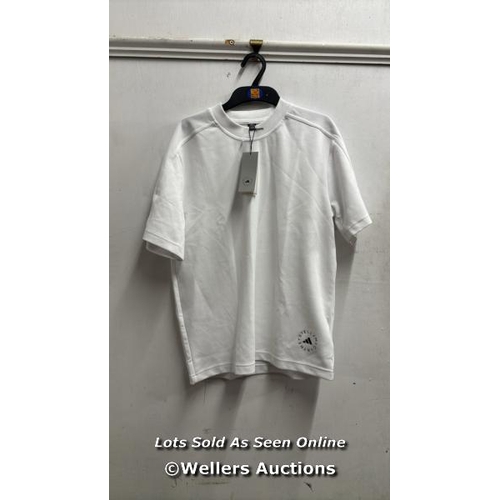 8052 - ADIDAS BY STELLA MCCARTNEY LOOSE T-SHIRT / SIZE XS / WHITE / APPEARS NEW WITH TAGS / RRP: �49 / T17