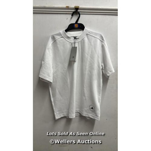 8052 - ADIDAS BY STELLA MCCARTNEY LOOSE T-SHIRT / SIZE XS / WHITE / APPEARS NEW WITH TAGS / RRP: �49 / T17