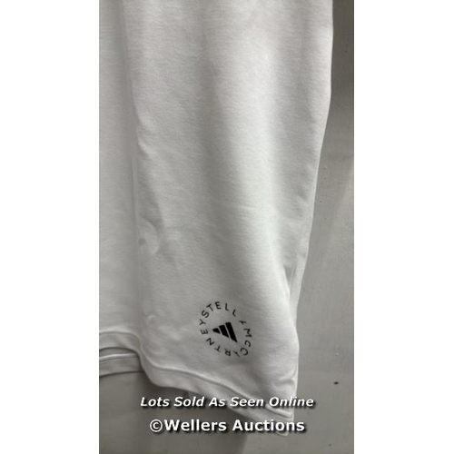 8052 - ADIDAS BY STELLA MCCARTNEY LOOSE T-SHIRT / SIZE XS / WHITE / APPEARS NEW WITH TAGS / RRP: �49 / T17