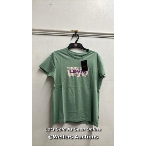 8077 - LEVIS M THE PERFECT TEE GREENS M WATERCOLOUR / SIZE M / RRP: 27 / T18