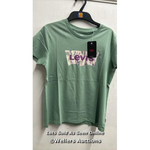 8077 - LEVIS M THE PERFECT TEE GREENS M WATERCOLOUR / SIZE M / RRP: 27 / T18