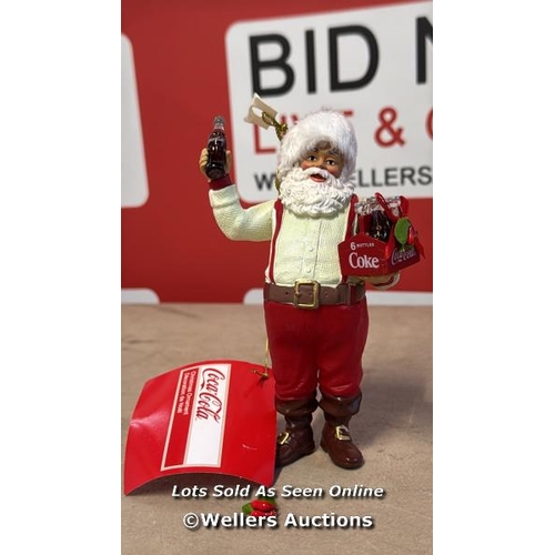 8104 - KURT.S.ADLER COCA-COLA SANTA / APPEARS NEW, SEE IMAGES / G17