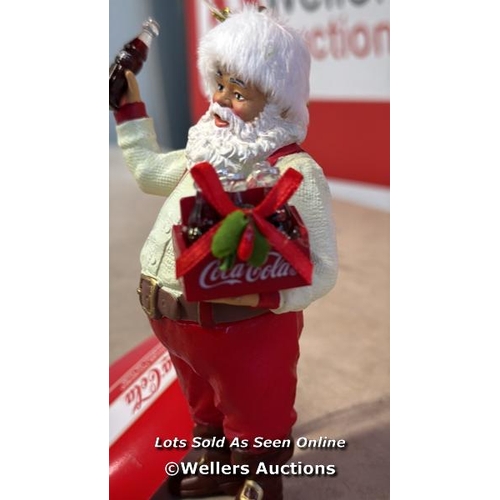 8104 - KURT.S.ADLER COCA-COLA SANTA / APPEARS NEW, SEE IMAGES / G17