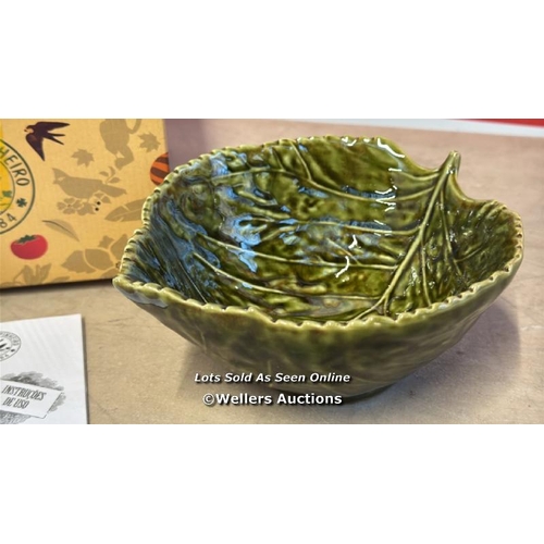 8108 - BORDALLO PINHEIRO ACORN 17CM CEREAL BOWL / NEW / RRP: 48 / G17