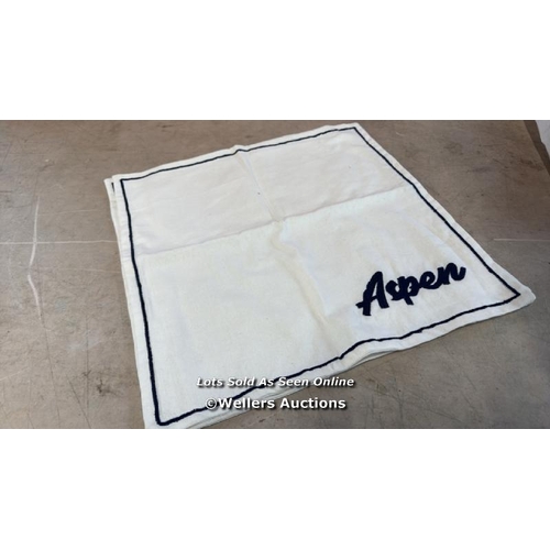 8116 - X2 LES OTTOMANS EMBROIDERED NAPKINS: ASPEN / NEW / RRP: 54 / G17