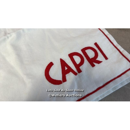 8118 - LES OTTOMANS EMBROIDERED NAPKINS: CAPRI / NEW / RRP: 54 / G17