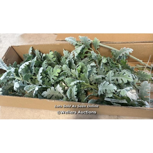 8133 - X24 LEAF CHRYSANTHEUM 57CM GREEN / NEW / G1