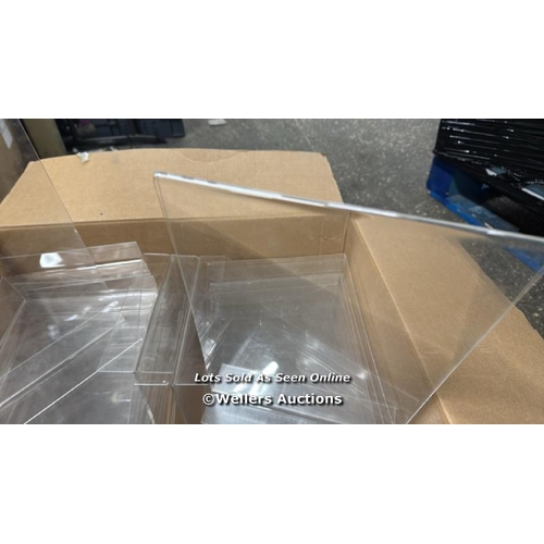 8141 - LARGE QTY. OF PERSPEX A4 NOTICE DISPLAY UNITS - SEE IMAGES - B20