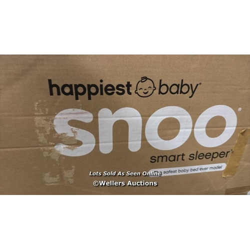 8166 - HAPPIEST BABY SNOO BABY SMART SLEEPER BASSINET - WHITE / C33