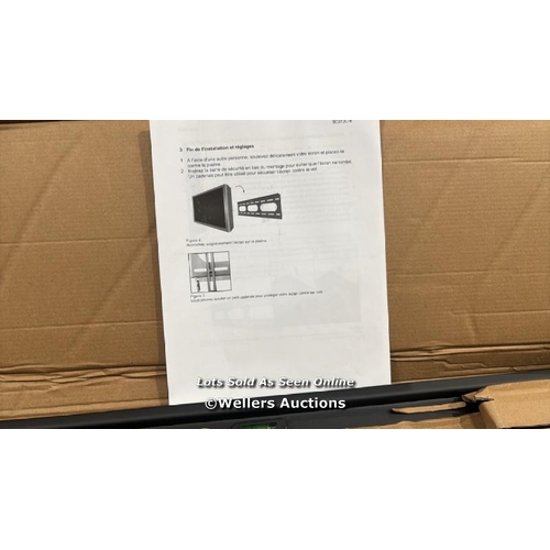 9036 - RRP: 131 - FLAT SCREEN WALL MOUNT - 34 TO 63 / OPEN BOX