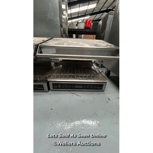 3 - Control Induction Grill 1 / Electric salamander grill will reach temperature in under 20 seconds and... 