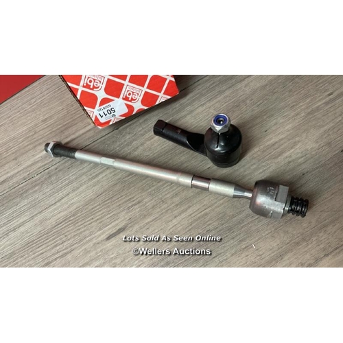 5011 - FEBI BILSTEIN 37631 TIE ROD WITH END FITTING, NUT AND LOCK NUT, PACK OF ONE / APPEARS NEW - SEE IMAG... 