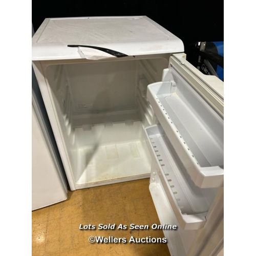 11 - Three Beko undercounter fridges / Buyer will be responsible for removal, located in the large hall /... 