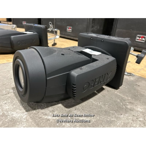 62 - Varytec Hero Spot 60 LED spotlight with moving head / Buyer will be responsible for removal, located... 