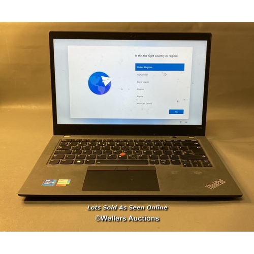 9504 - LENOVO LAPTOP THINKPAD 20WN570X06 / 32GB RAM / I7-1185 G7@3.00GHZ/256GB HD/WINDOW 11