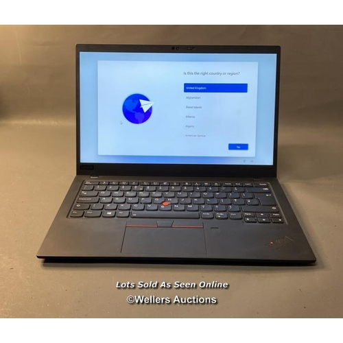 9505 - LENOVO LAPTOP THINKPAD 20QD00KSUK / 16GB RAM / I5-8265U@1.60 GHZ / 256GB HD / WINDOW 11