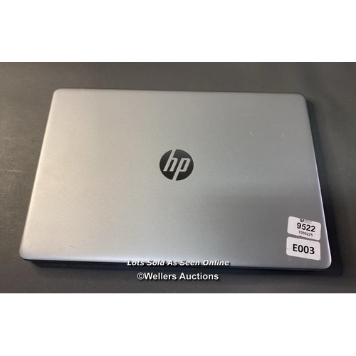 9522 - HP LAPTOP AMB RYZEN 5 / 5500U@2.1GHZ/8GB RAM/250GB HD / WINDOW 11 / APPEARS NEW - SEE IMAGES / ADD