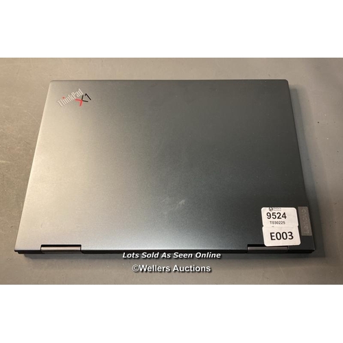 9524 - LENOVO THINKPAD X1 / INTEL CORE I5-1145G7@2.6GHZ/32GB RAM / 250GB HD / WINDOW 10 / APPEARS NEW - SEE... 