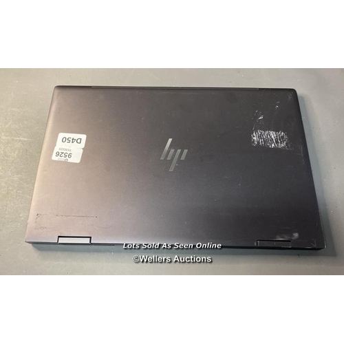 9526 - HP LAPTOP AMB RYZEN 7 / 500GB HD / 5700U@1.8GHZ / 12GB RAM /  WINDOW 11 (TOUCH SCREEN) / APPEARS NEW... 