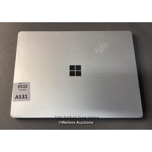 9532 - MICROSOFT LAPTOP 128GB HD / INTEL CORE I5-1035G1@1GHZ / 8GB RAM / WINDOW 10 / AND 6.0-LITER DIESEL E... 