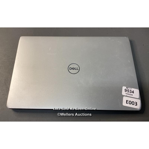 9534 - DELL LAPTOP INTEL CORE I5-10210U'1.6GHZ / 8GB RAM / 500GB HD / WINDOW 11 (1 CORNER DAMAGE) / CASE, V... 