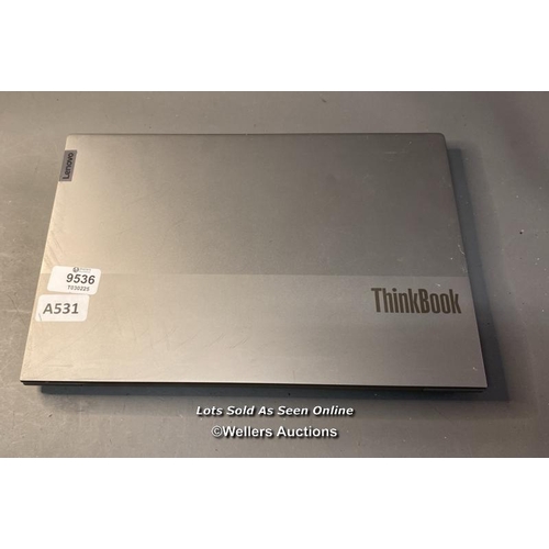 9536 - LENOVO THINKBOOK 250+1TB HD/INTEL CORE I5-1135G7@2.4GHZ / 8GB RAM / WINDOW 10