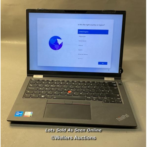 9538 - LENOVO THINKPAD INTEL CORE I5-1145G7 @2.6GHZ/16GB RAM/250GB HD / WINDOW 11