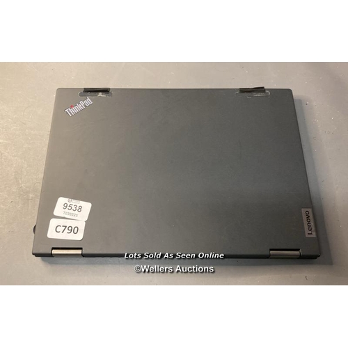 9538 - LENOVO THINKPAD INTEL CORE I5-1145G7 @2.6GHZ/16GB RAM/250GB HD / WINDOW 11