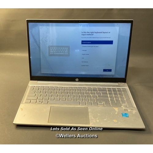 9541 - HP LAPTOP INTEL PENTIUM GOLD 7505@2GHZ / 8GB RAM/128GB HD / WINDOW 11