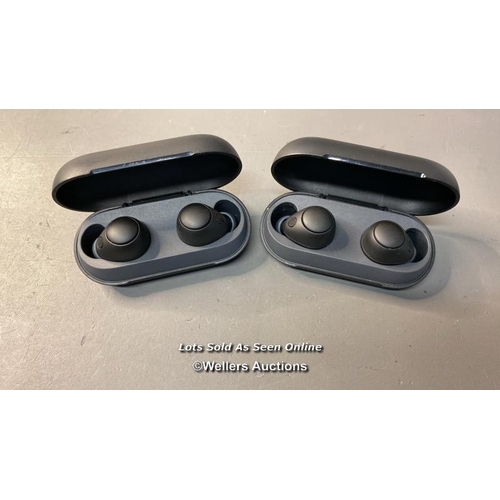 9555 - X2 SONY WF-C700N TRULY WIRELESS NOISE CANCELING EARBUDS