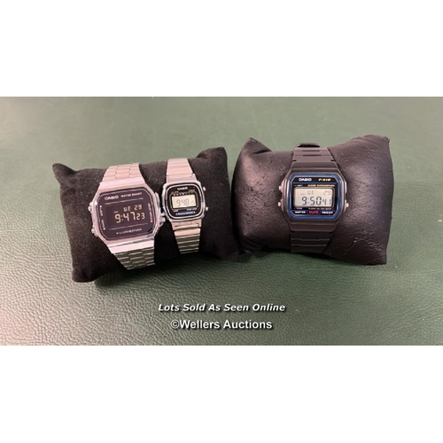 9690 - X3 WATCH INC. CASIO F-91W, CASIO LA670W, CASIO ILLUMINATOR