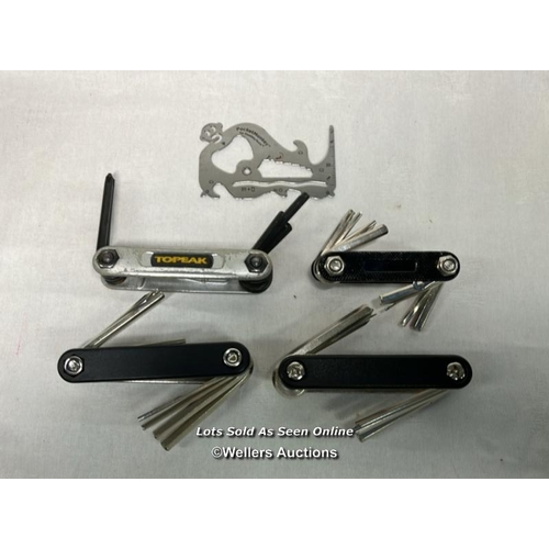 9739 - X5 MULTI-TOOL INC. TOPEAK X-TOOL, POCKETMONKEY 21TOOLS