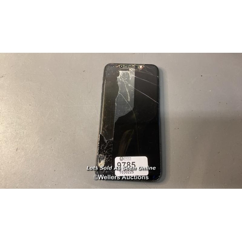 9785 - IPHONE 11 PRO MAX / A2218 / MIDNIGHT GREEN/64GB / IMEI-353917105207185  / I-CLOUD LOCKED (SCREEN&BAC... 