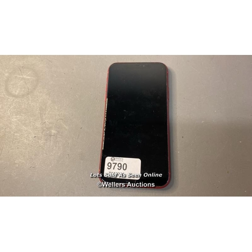 9790 - IPHONE XR / A2105 / RED/64GB / IMEI-3530801081153341  / I-CLOUD UNLOCKED