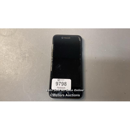 9798 - IPHONE 7 / A1778 / BLACK/32GB / IMEI-358684093789294  / I-CLOUD LOCKED