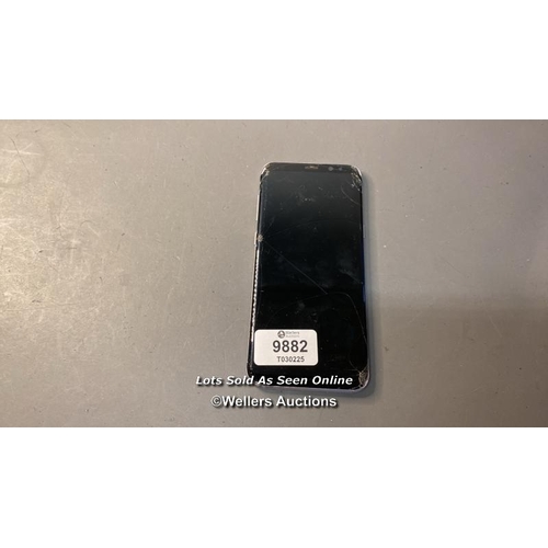 9882 - GALAXY S8+/SM-G955F / ORCHID GRAY/64GB / IMEI-354358082989892 GOOGLE ACCOUNT LOCKED/(SCREEN&BACK DAM... 