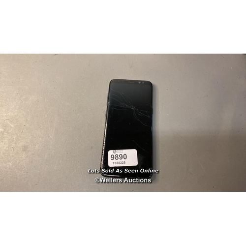 9890 - GALAXY S8 DUAL/SM-G950F/64GB/IMEI-354626099880886 GOOGLE ACCOUNT LOCKED (SCREEN&BACK DAMAGE)