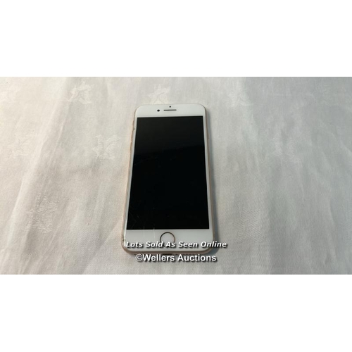 9916 - IPHONE 8 / A1905 / 64GB / GOLD / IMEI: 358708090147832 / I-CLOUD LOCKED - BACK DAMAGED