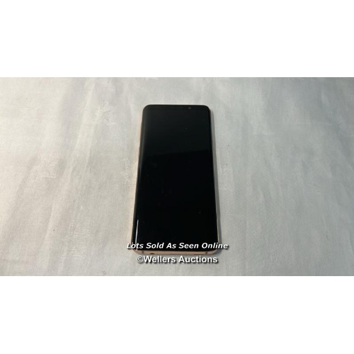 9937 - SAMSUNG GALAXY S9 DUAL / SM-G960F/ 64GB/ SUNRISE GOLD/ IMEI: 359664099631954/ GOLD LOCKED- BACK DAMA... 