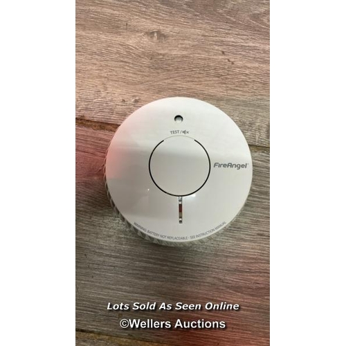 7037 - FIREANGEL OPTICAL SMOKE ALARM - FA6620 10-YEAR BATTERY SMOKE ALARMS FOR HOME WITH TEST/SILENCE BUTTO... 