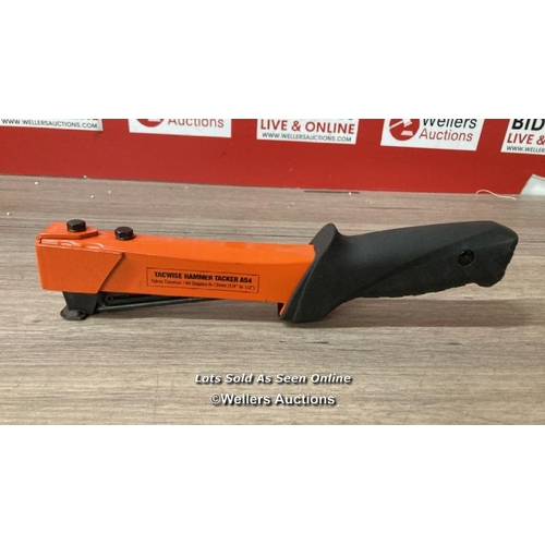 7042 - TACWISE 1173 A54 HEAVY DUTY HAMMER TACKER, USES TYPE 140 / 6 - 12 MM STAPLES / SIGNS OF USE / A23