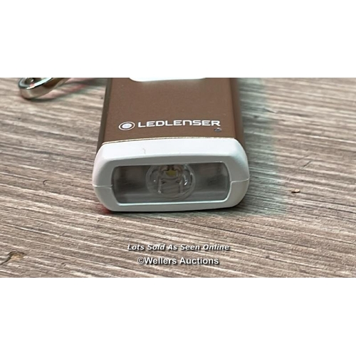 7047 - LEDLENSER K6R KEY RING TORCH LED RECHARGEABLE, 400 LUMENS, 30G LIGHTWEIGHT POCKET TORCH, UP TO 10 HO... 